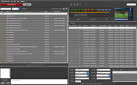 Screenshot of the rundown editor